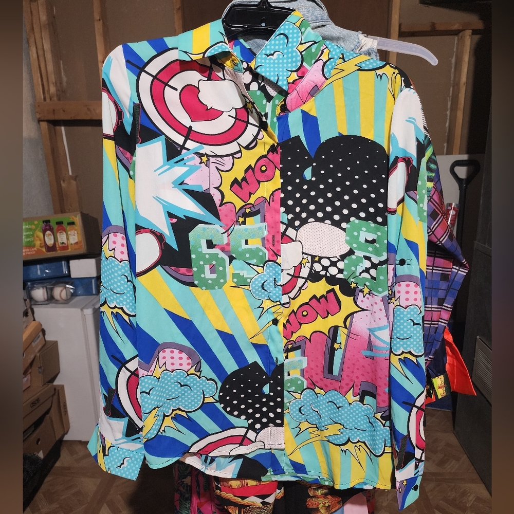 Pop art blouse
